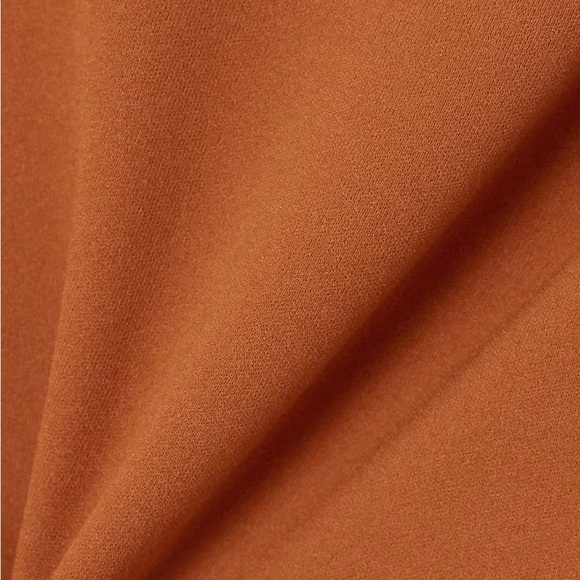 SKIMS Fits Everybody Crew Neck Long Sleeve Dress | Bronze - Picture 4 of 13